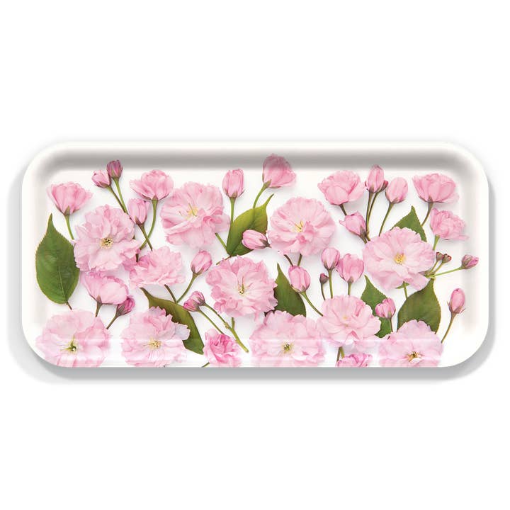 Cherry Blossom Serving Tray by Bottle Branch for wholesale by Trays4Us