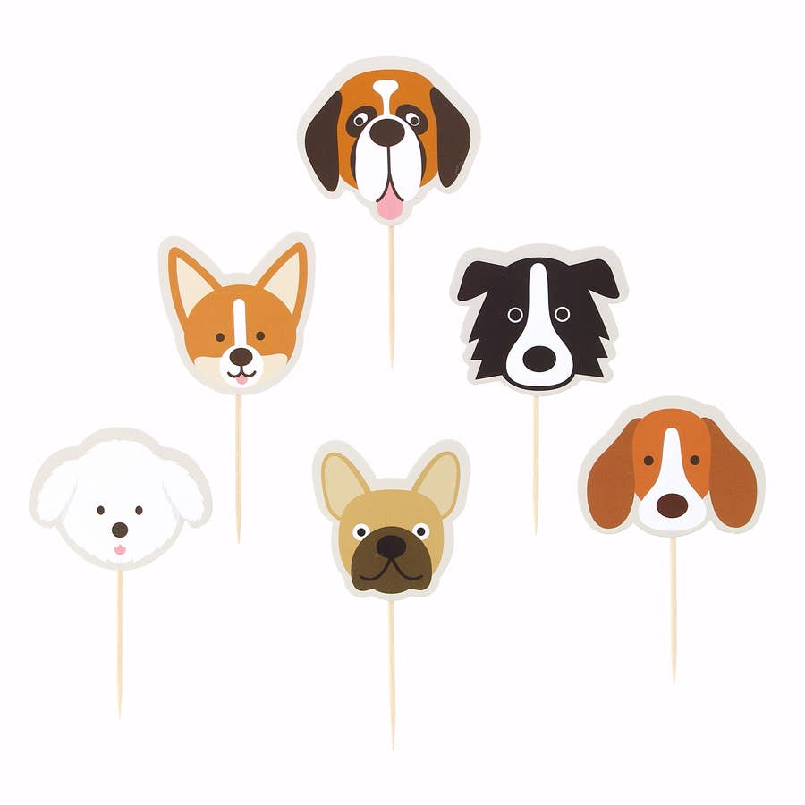 Annikids - Vente Kit de décoration de gâteau - Kit Cupcakes Chiens2