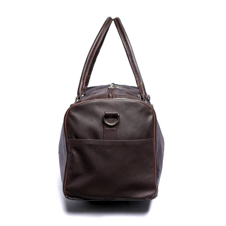 Hammi Leathers - Wholesale Weekender Bag - Unisex - Brown Milt Leather Duffle Bag – Durable & Stylish Weekender3