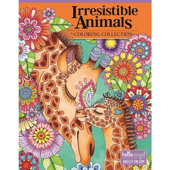 Coloring Book - Irresistible Animals for wholesale by Wellspring