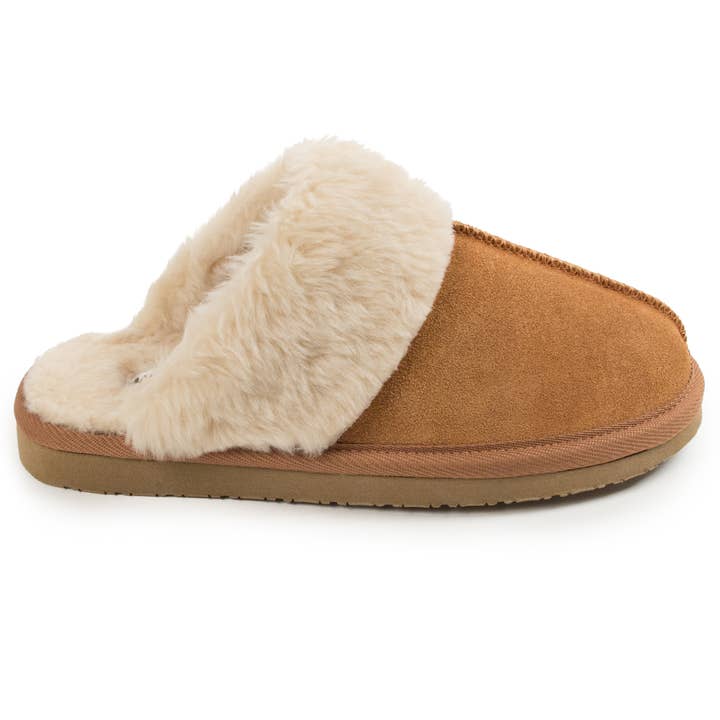 Minnetonka - Wholesale Slippers - Women's - Women's Best Selling Suede Cozy Lined Chesney Slipper1