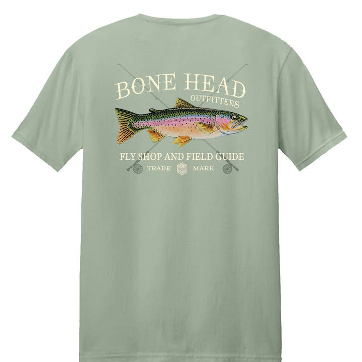Men's Bone Head Outfitters Vintage Trout T-Shirt for wholesale by Bone Head Outfitters
