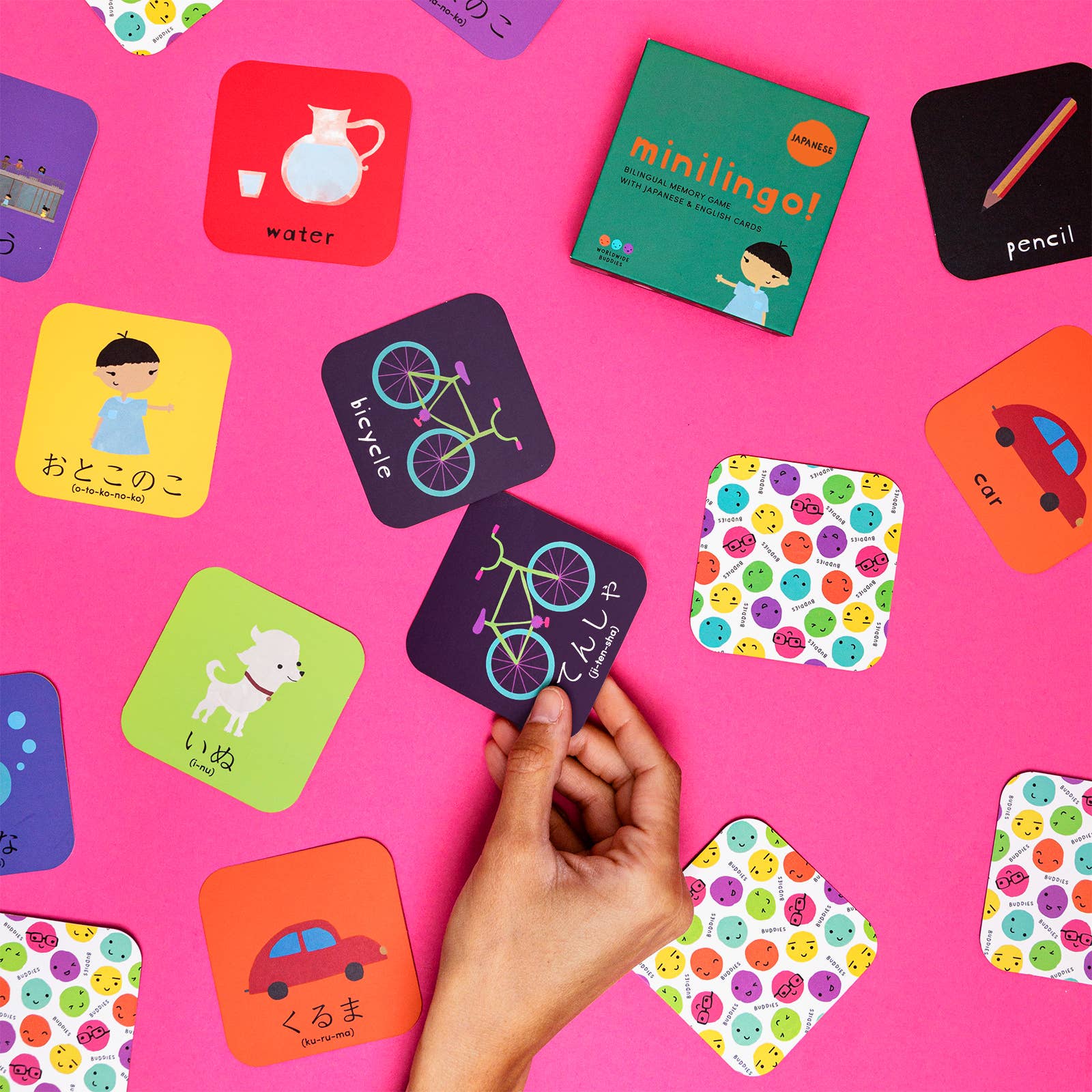Worldwide Buddies - Wholesale Learning Cards - Kids & Baby - Minilingo Japanese/English Flashcards | Easter Basket Gifts2
