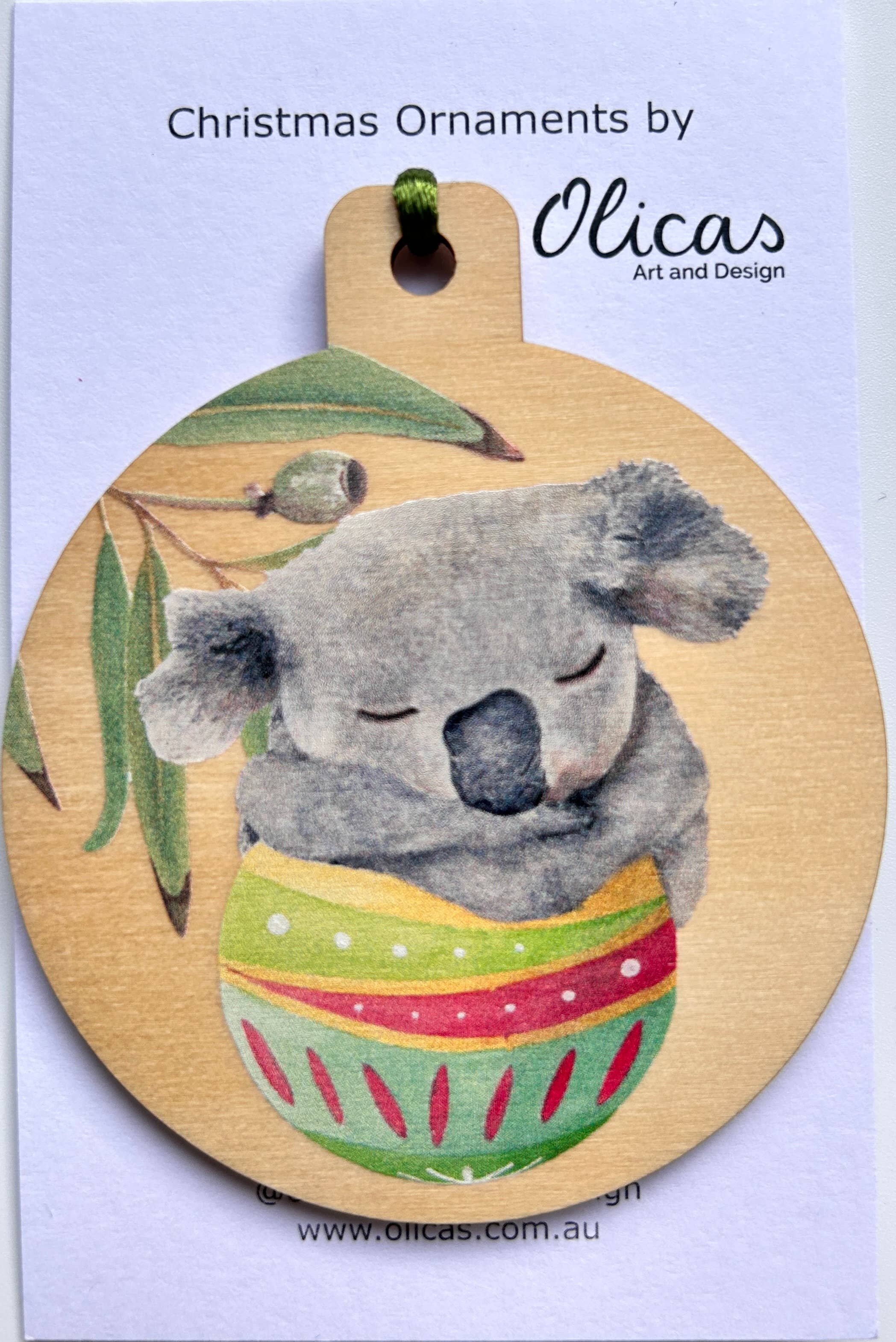 Olicas Art and Design - Wholesale Ornament set - Wooden Ornaments / Australian animals ornaments2