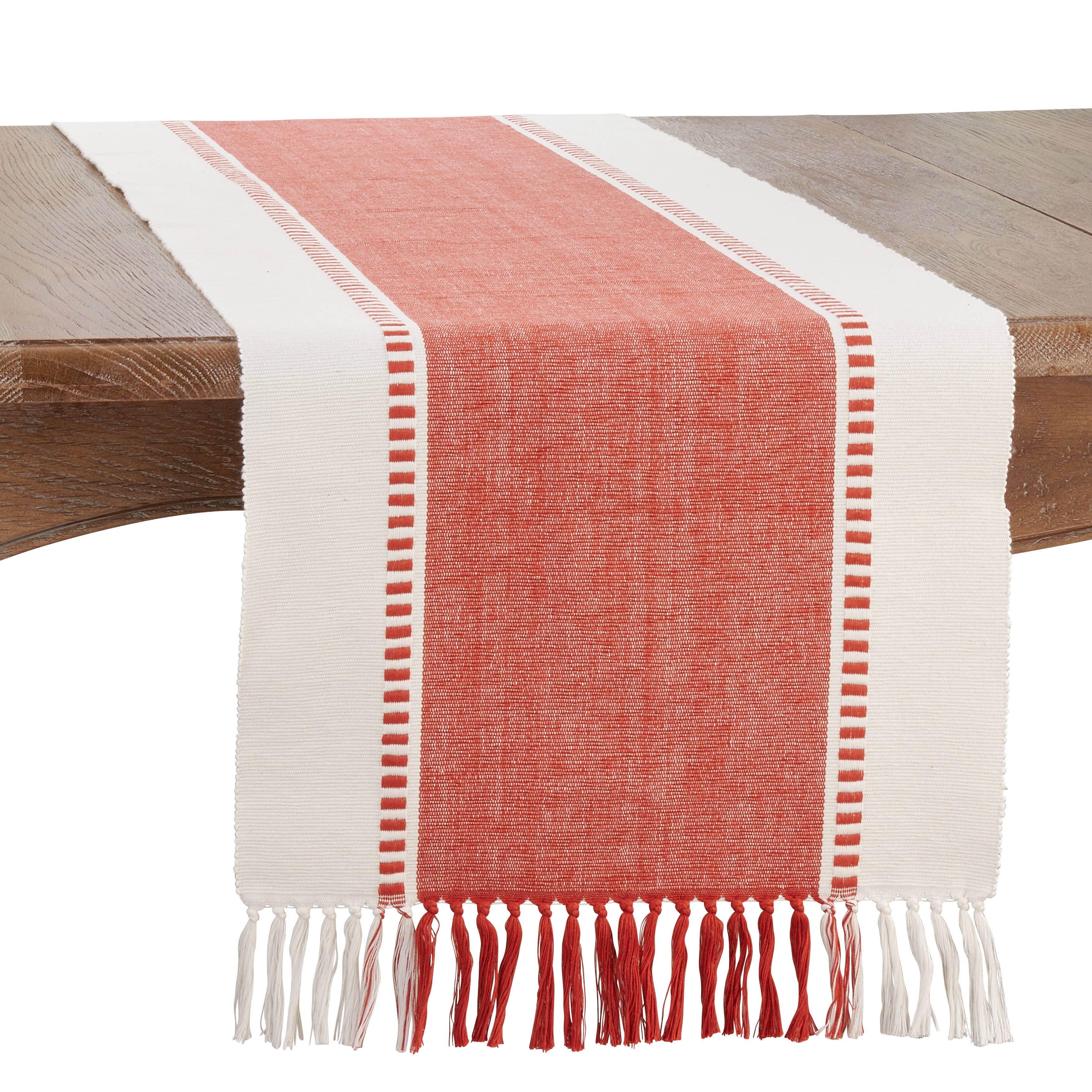 Saro Lifestyle - Wholesale Table Runner - Stripe Runner - Natural Look and Feel9