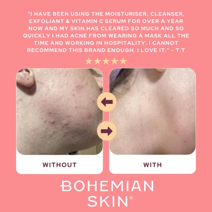 Bohemian Skin - Wholesale Facial exfoliant/scrub - AHA Enzyme Exfoliant3