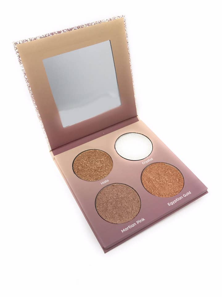 The Highlight Of My Life Palette by Miinachi Cosmetics Pigmented Glow Shimmer Highlighter Makeup for wholesale by Miinachi Cosmetics