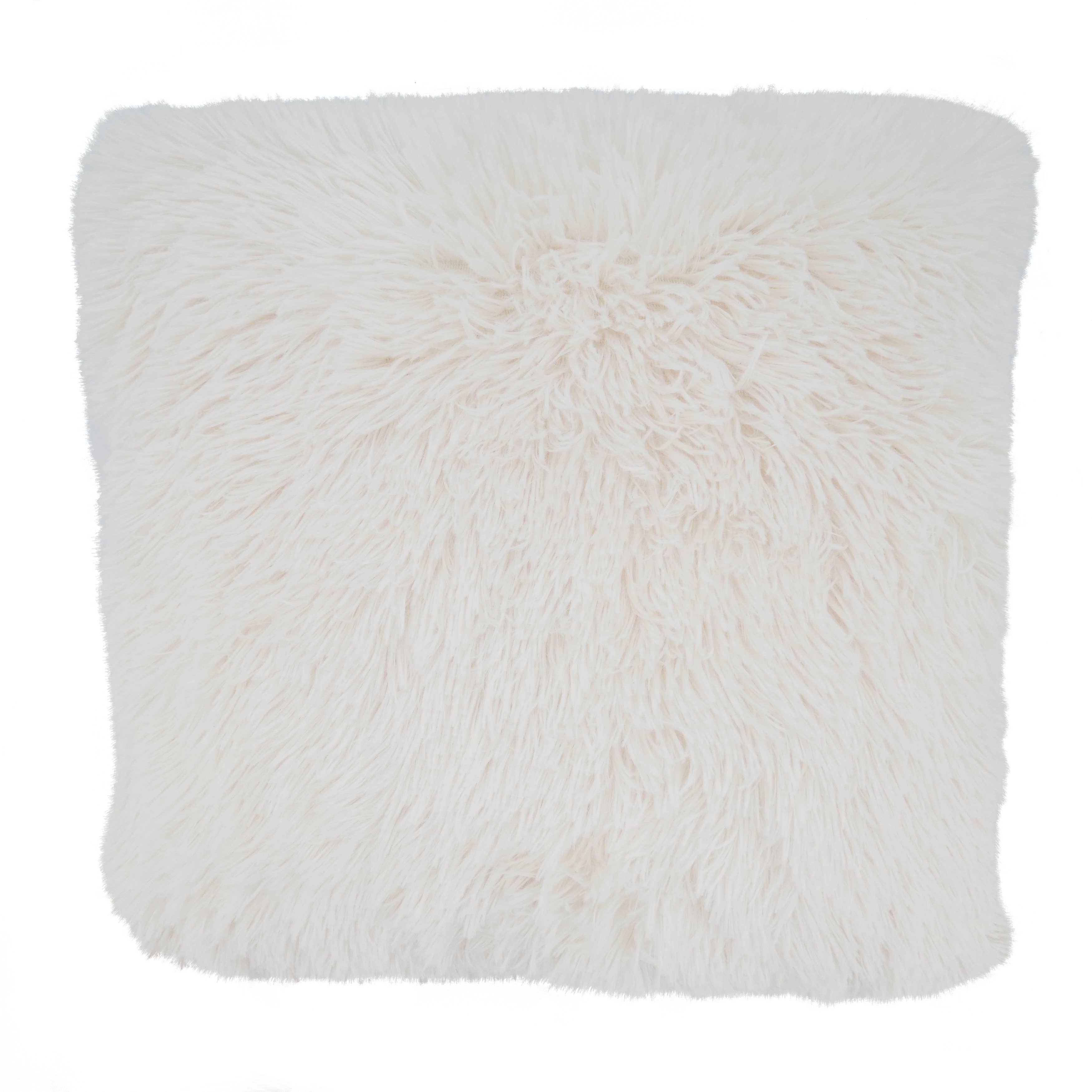 Saro Lifestyle - Wholesale Throw/Decorative Pillow - Throw Pillow With Faux Fur Design10