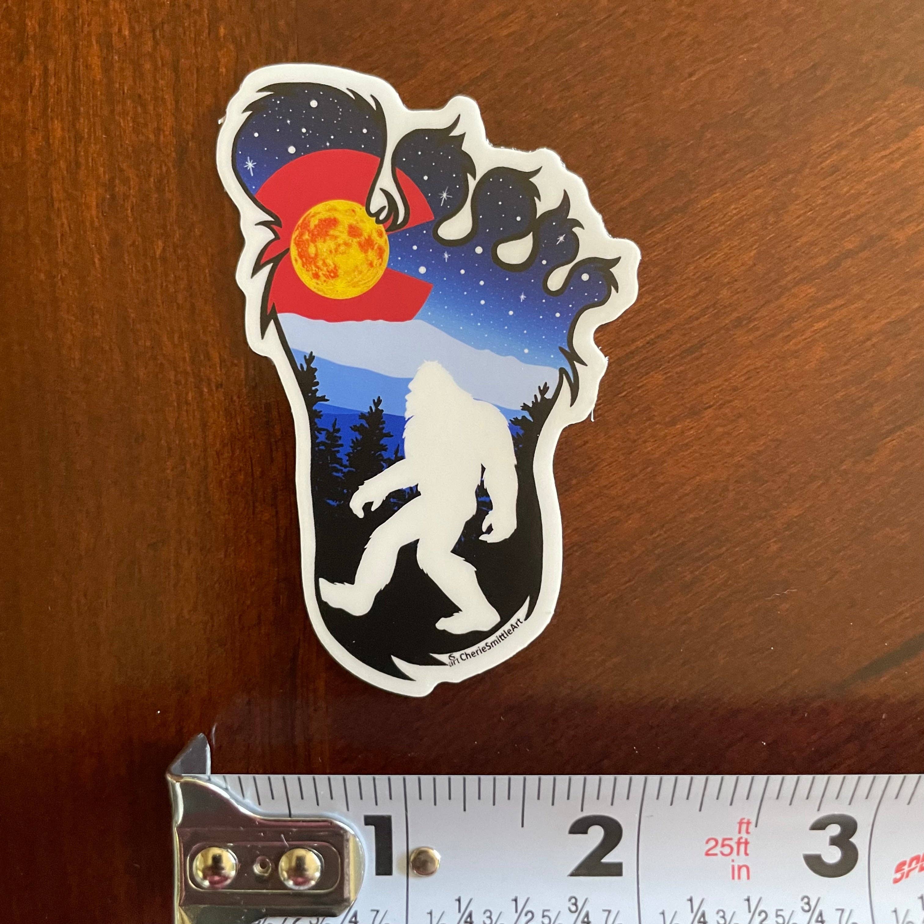 CherieSmittleArt - Wholesale Sticker - Level X Hide N Seek Master Colorado Bigfoot Sticker5