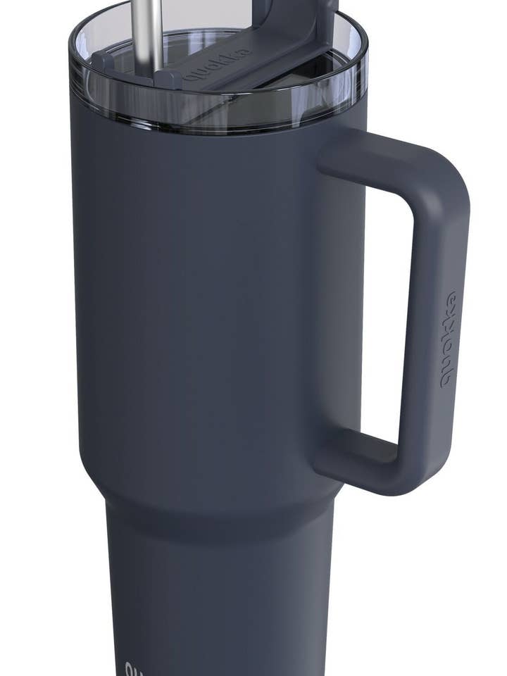 QUOKKA THERMO-BECHER EDELSTAHL STREAM SCHWARZ XL 1200 ML für den Großhandel von QUOKKA