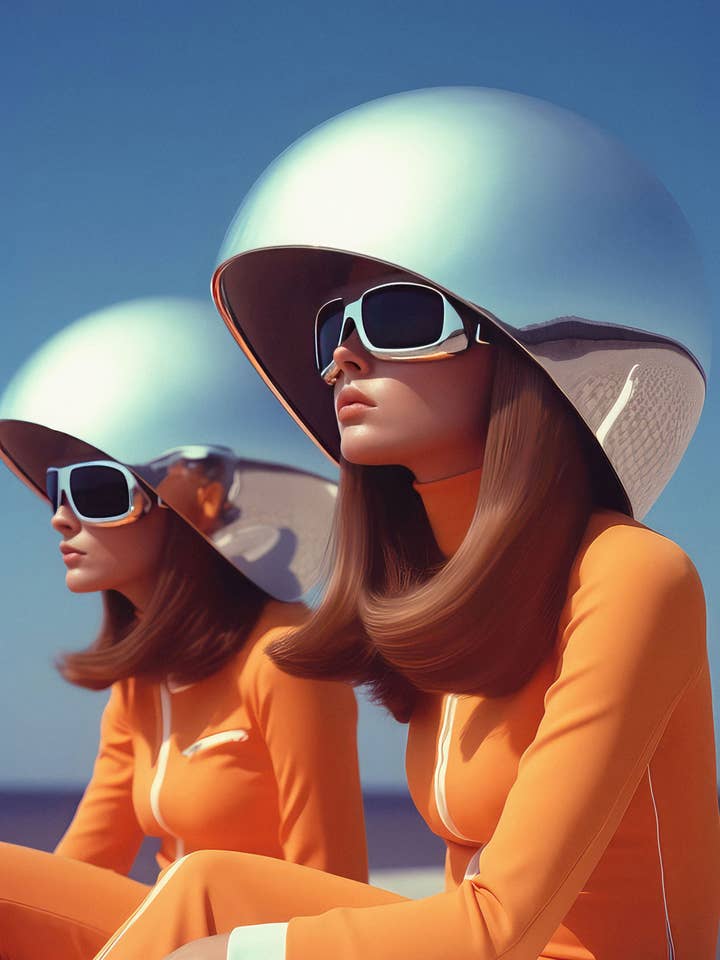 Acrylic Glass Artwork - Retro Futur 05 (11 x 14 in) for wholesale by Hartman A.I.