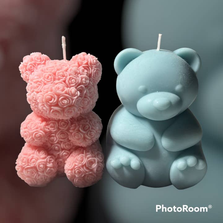AtelierCMXII - Wholesale Novelty Candle - New in! Rosey Teddy Bear Candle