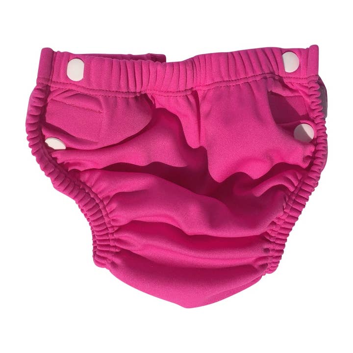 Nappy Swim Racer One Size ( 3-24 Month) Pink Smiley for wholesale by Strooem