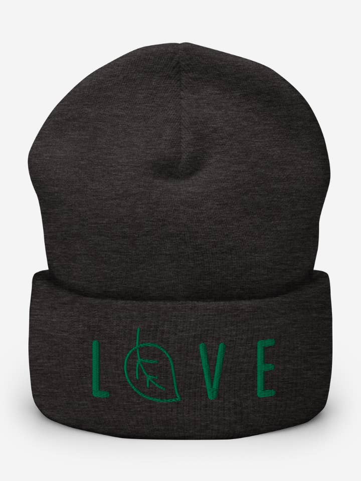 Gorro con puños Green Love para venta al por mayor de Plant Babes