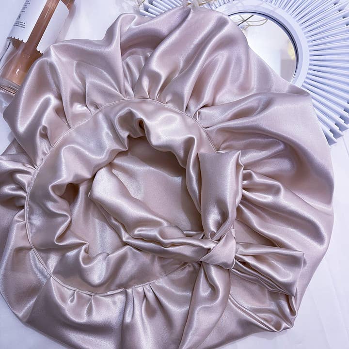 Asantewaa – wholesale Sleep cap / bonnet – women's – Eleonor Reversible Satin Bonnet with Band4