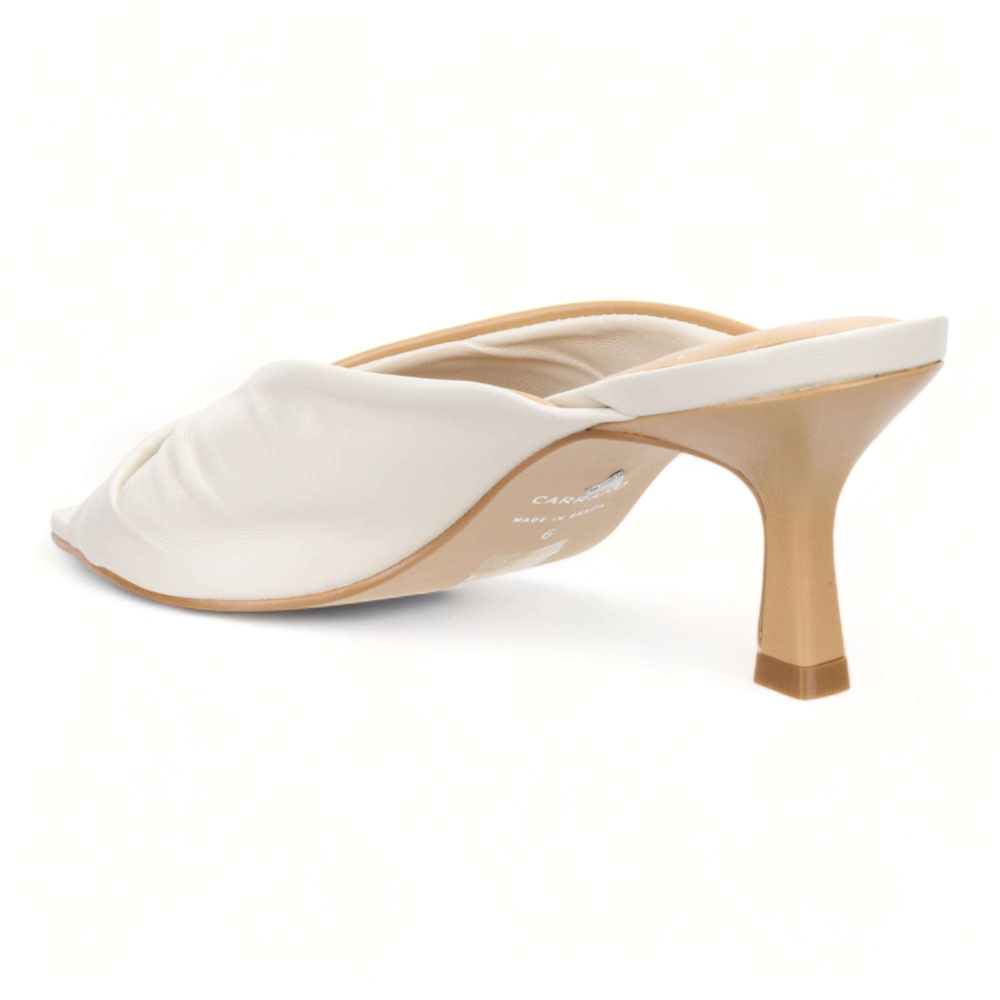 Carrano - Vendita all'ingrosso Scarpe con tacco basso - Donna - Carrano Sage - Sandalo aperto in pelle con tacco coperto18