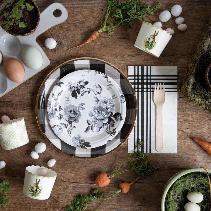 My Mind’s Eye - Wholesale Disposable Plate - PGB753-Buffalo Check 9" Plates3