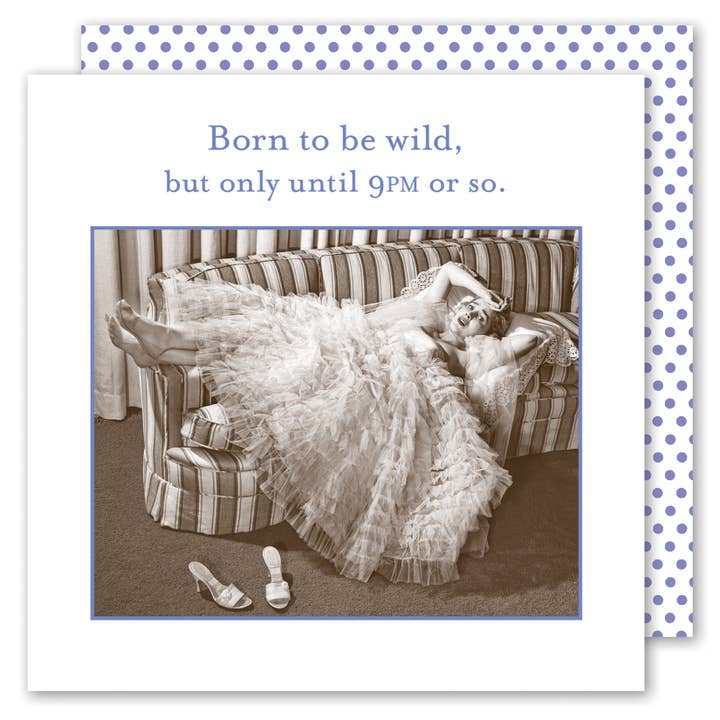 Born To Be Wild Beverage Napkin for wholesale by Shannon Martin Design