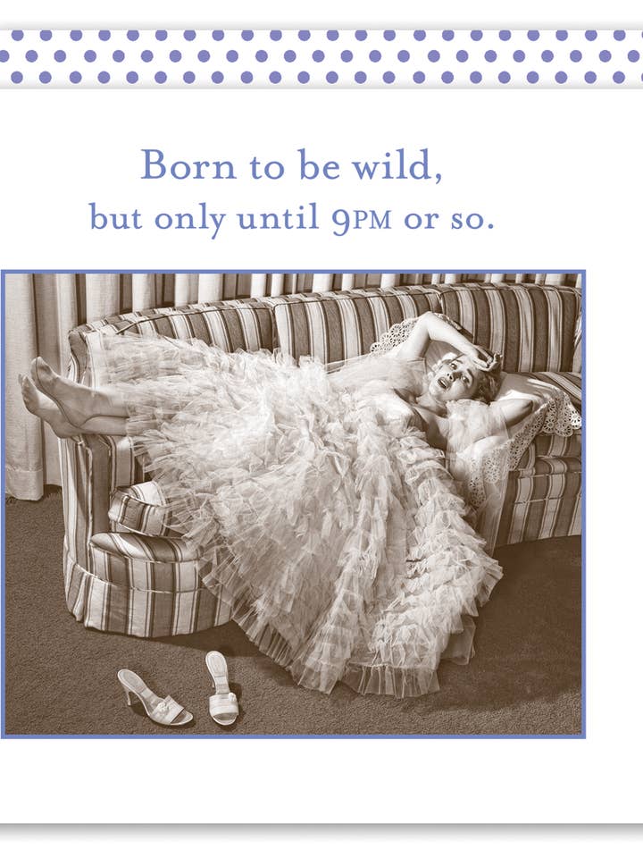 Born To Be Wild Beverage Napkin for wholesale by Shannon Martin Design