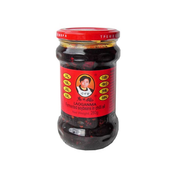 utoppa GmbH - Wholesale Sauce - Lao Gan Ma Fermented Soybeans in Chili Oil 280 g