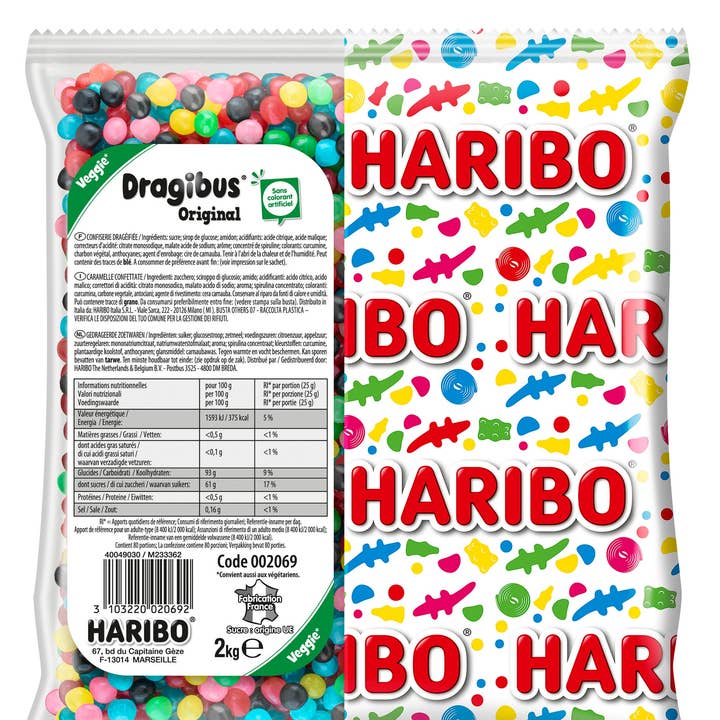 HARIBO Dragibus - 4.4 lb bag for wholesale by 123bonbon