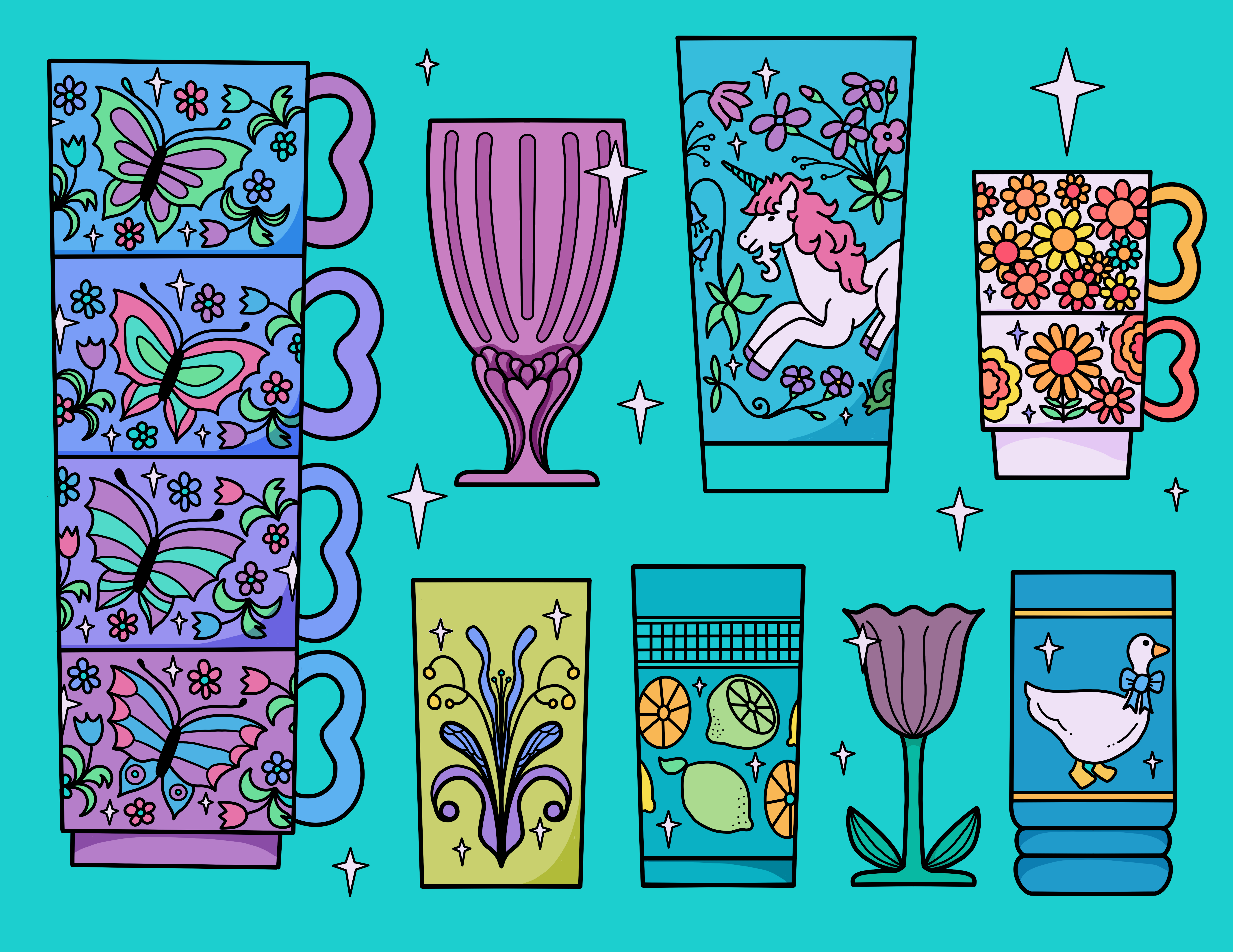 Galaxy Brain Design - Wholesale Calendar - 2026 Thrifted Calendar3