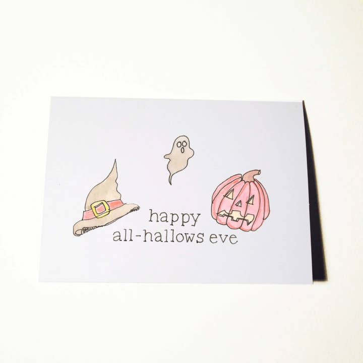 Hallos Eve Card for wholesale by ratbone skinny + the oddball club
