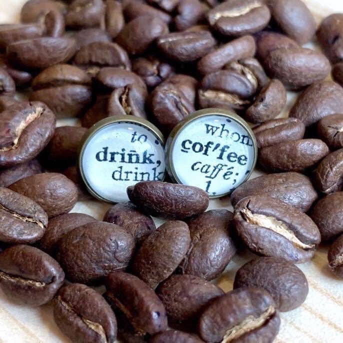 Drink Coffee Earrings for wholesale by Define Charm Bar