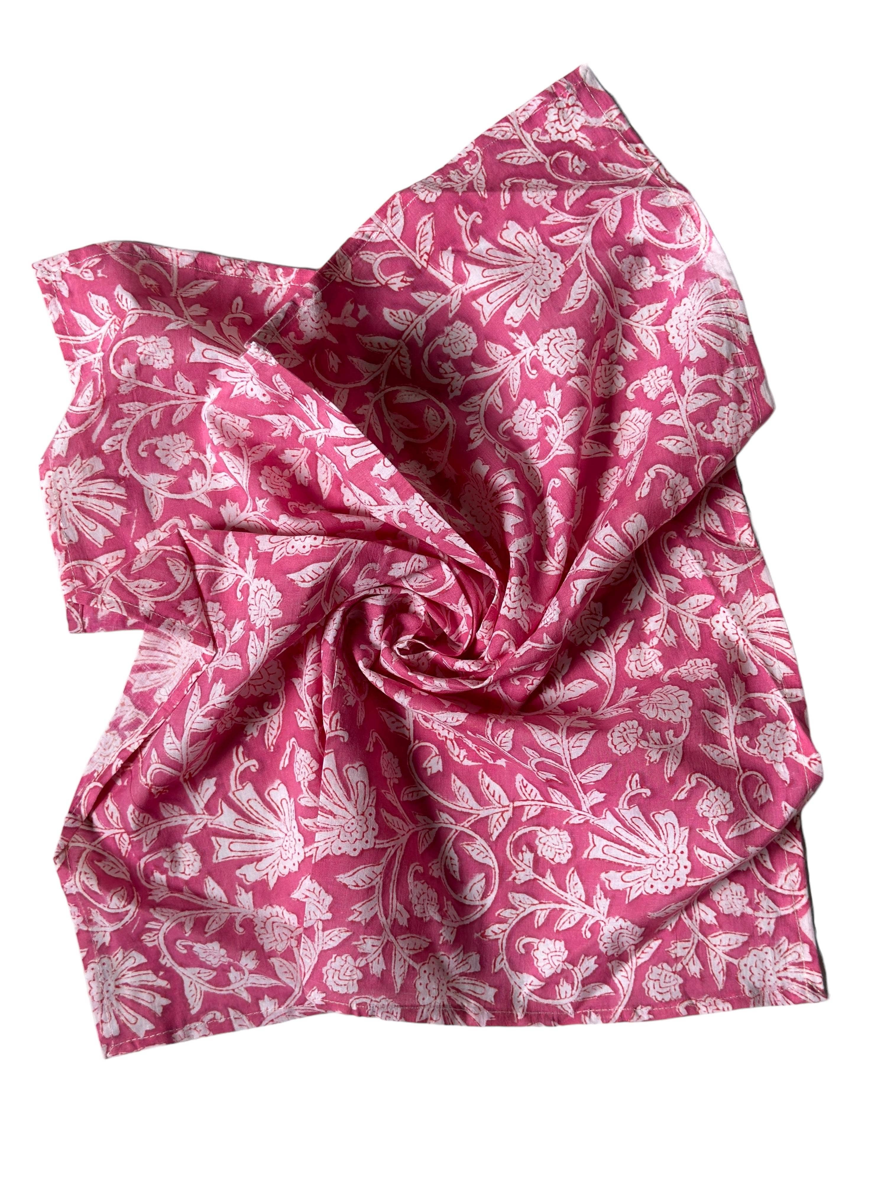 Annahmol - Wholesale Bandana - Women's - Hand Block Printed Cotton Bandana: Assorted Prints :20 Inch3
