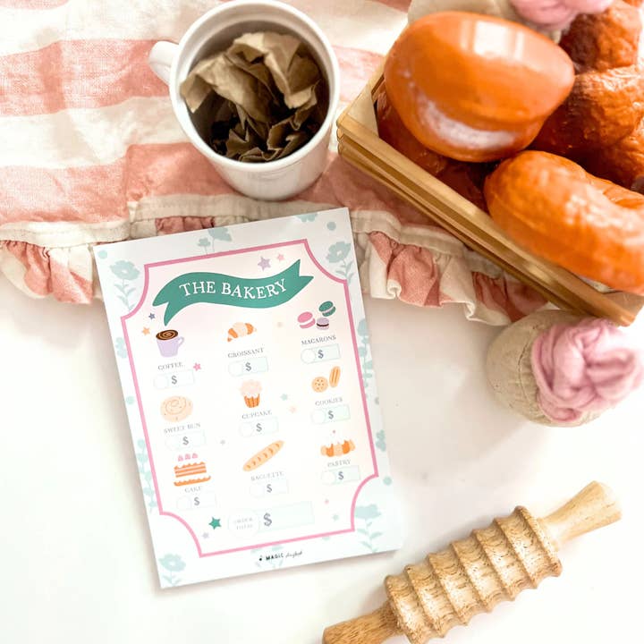 MagicPlaybook - Wholesale Notepad - The Bakery Pretend Play Notepad
