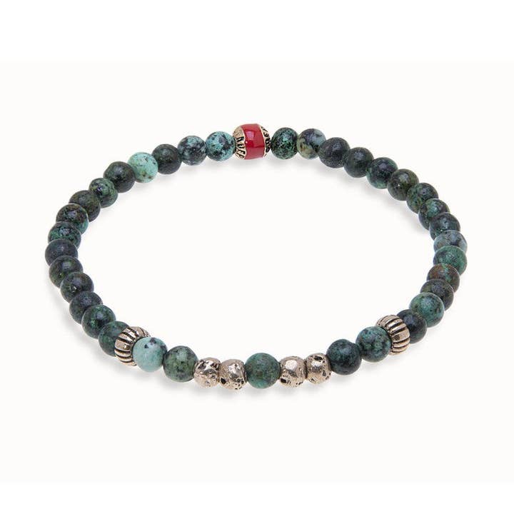 Bracelet Unisexe JARO élastique à billes pour la vente par PLATADEPALO