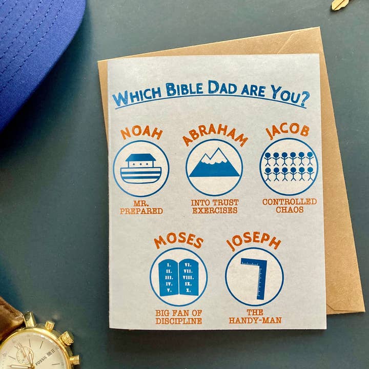 Biblical Father's Day Card | Bible Dad | Catholic Dad for wholesale by Catholic Card Co.