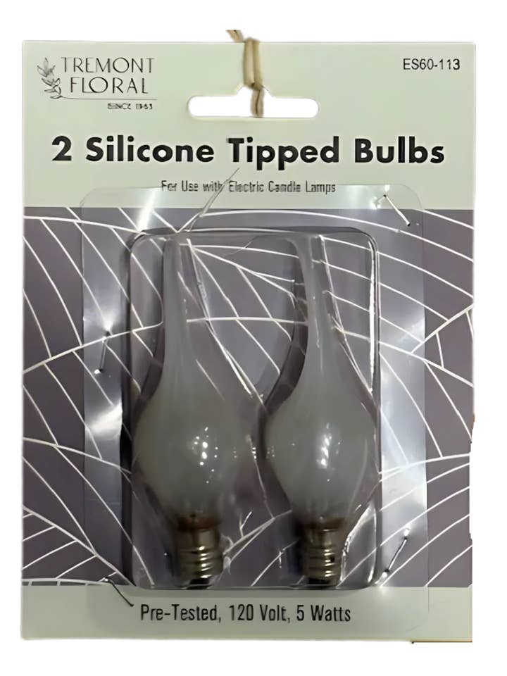 Silicone Tipped Bulb, 2ct. for wholesale by Tremont Floral Supplies