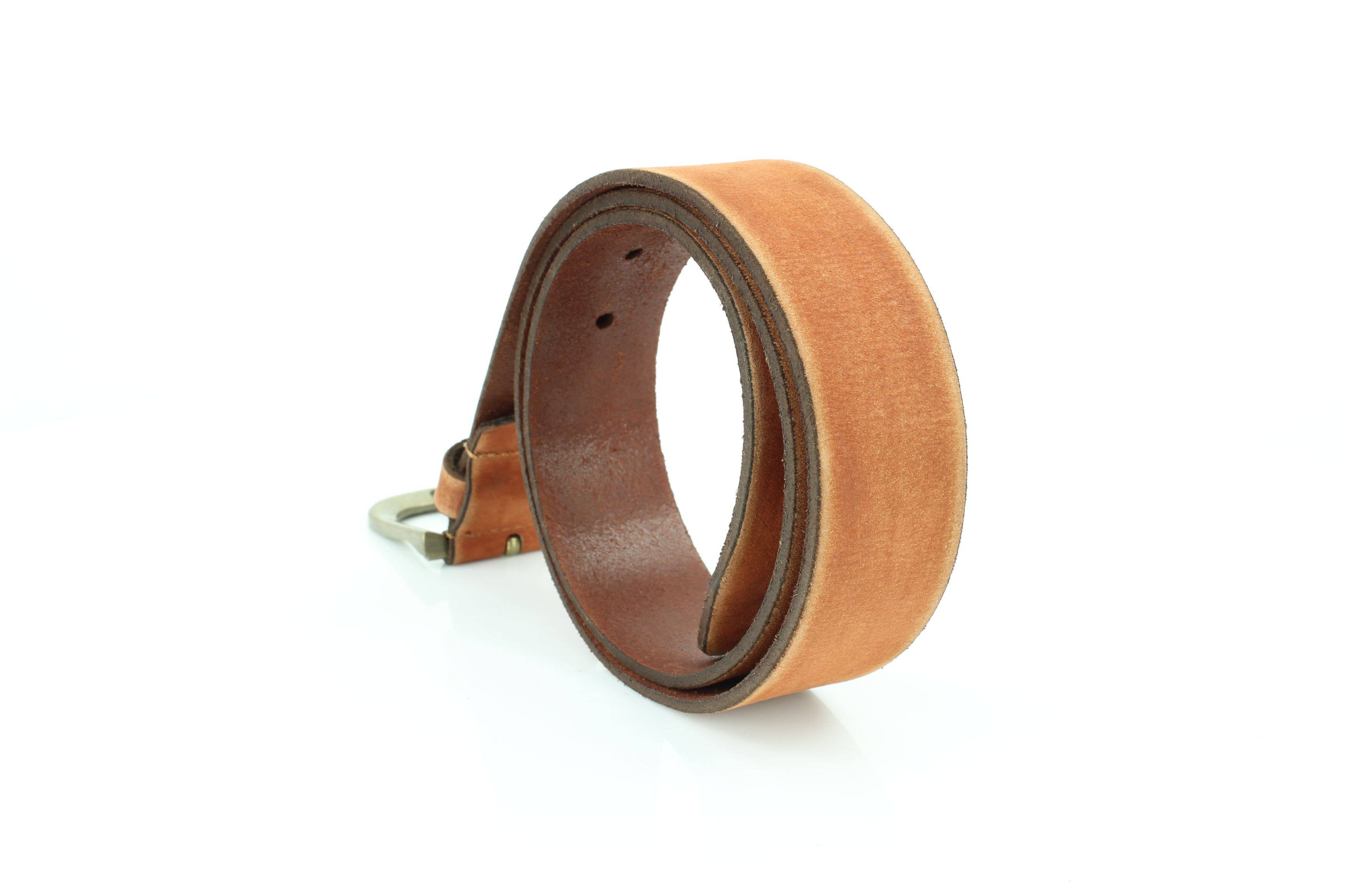Leather Impressions Inc - Wholesale Belt - Unisex - Matte Distressed Variegated Leather Belt ABB-13-2420917