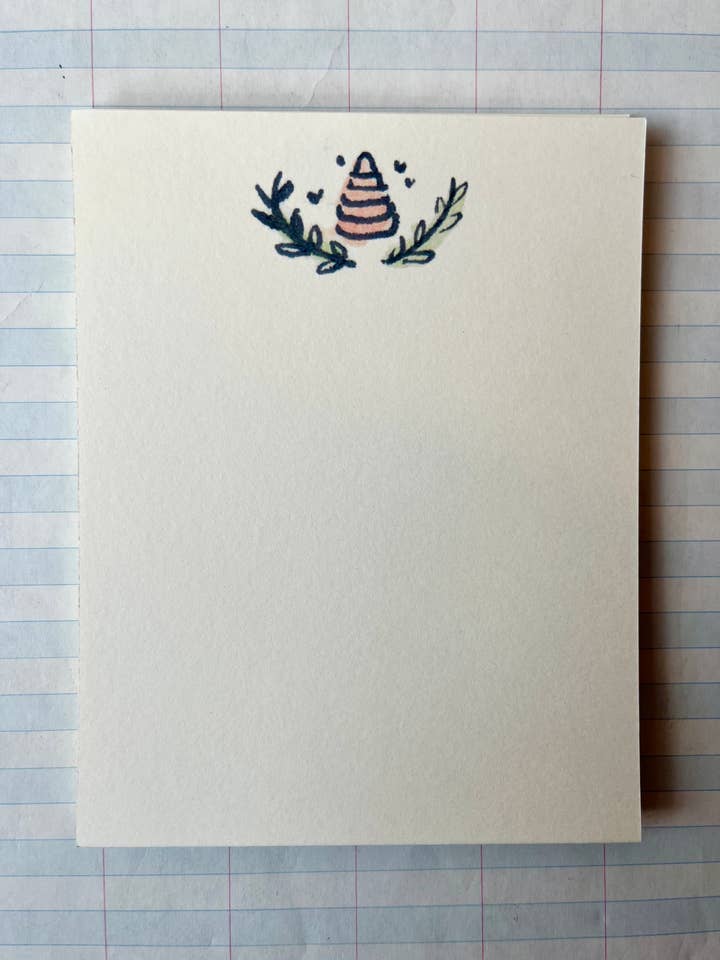 Watercolor Beehive Stationery for wholesale by Parcel