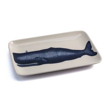 Scrimshaw Whale Tray 2 Piece Set Faire Com