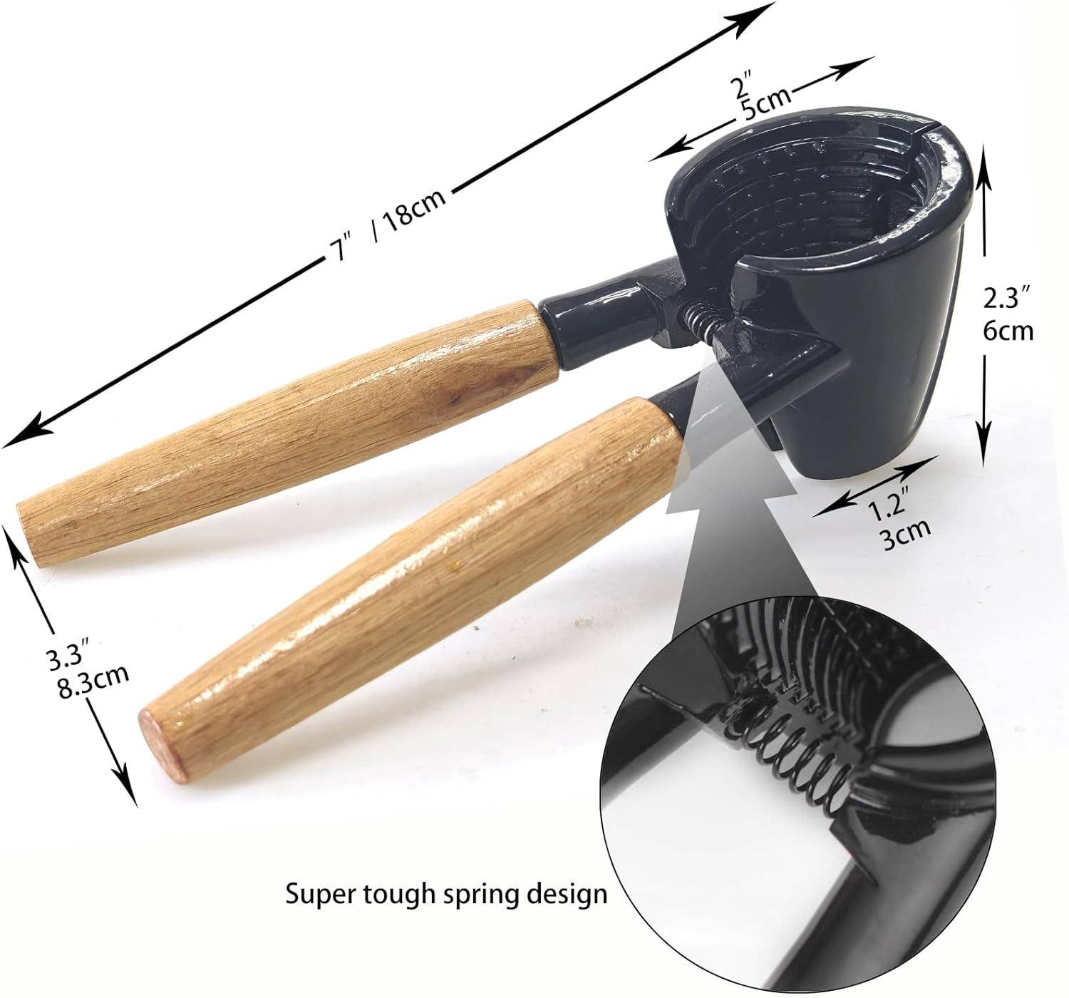 VIGOR – wholesale Kitchen tool/gadget – Nutcracker Pecan Walnut Plier Opener Tool with Wood Handle4