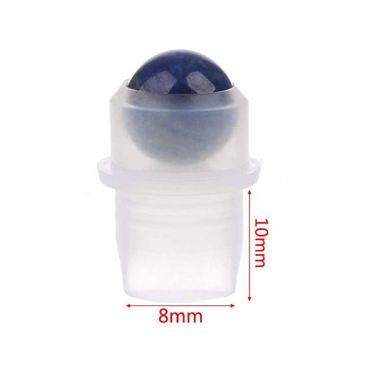 AWGifts Europe - Wholesale Essential Oil Holder - Gemstone Roller Tip for 5ml Bottle - Black Tourmalin