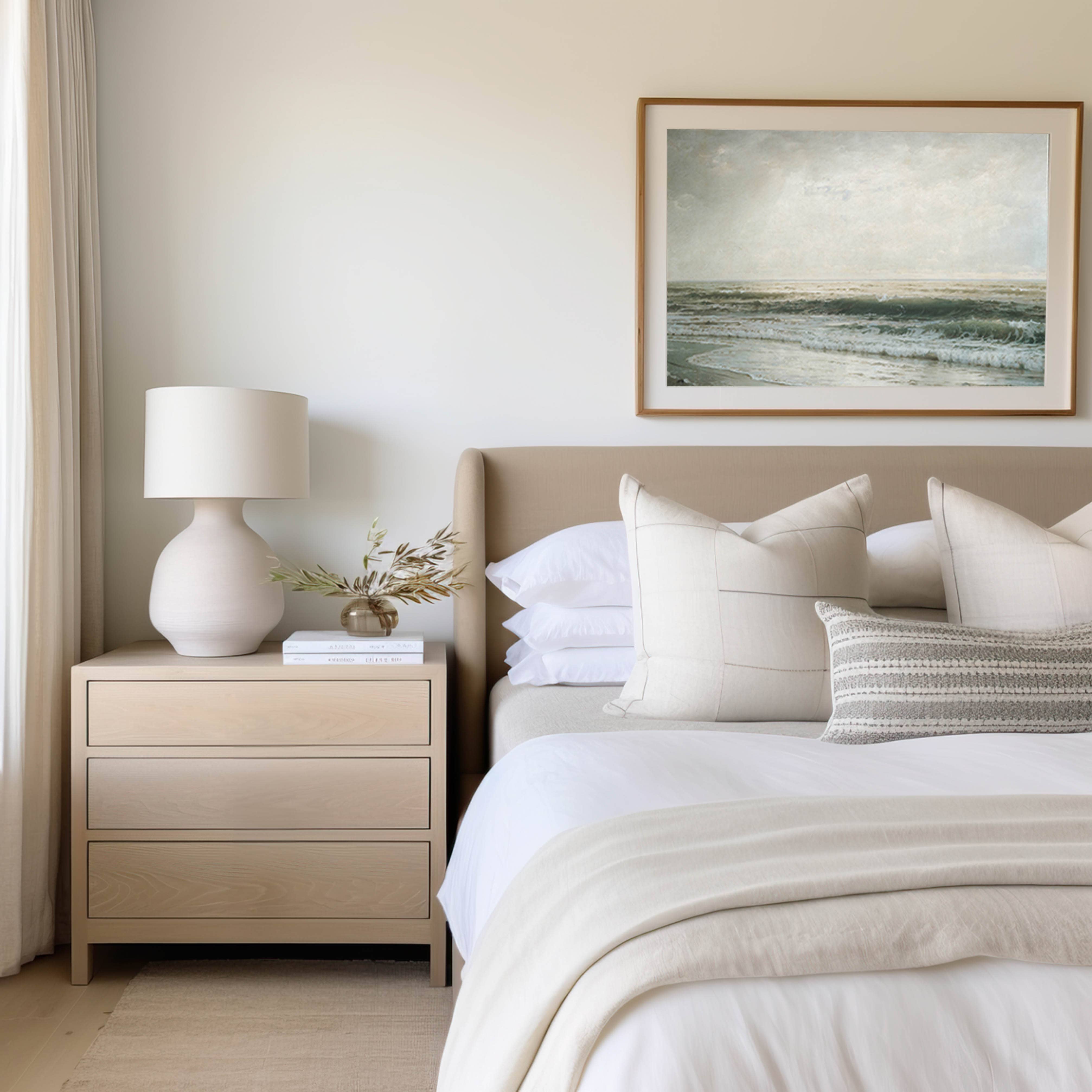 AMY WARR ART - Wholesale Art Print - Vintage Art Print - Beach Landscape- 'Ocean Water' No. 11