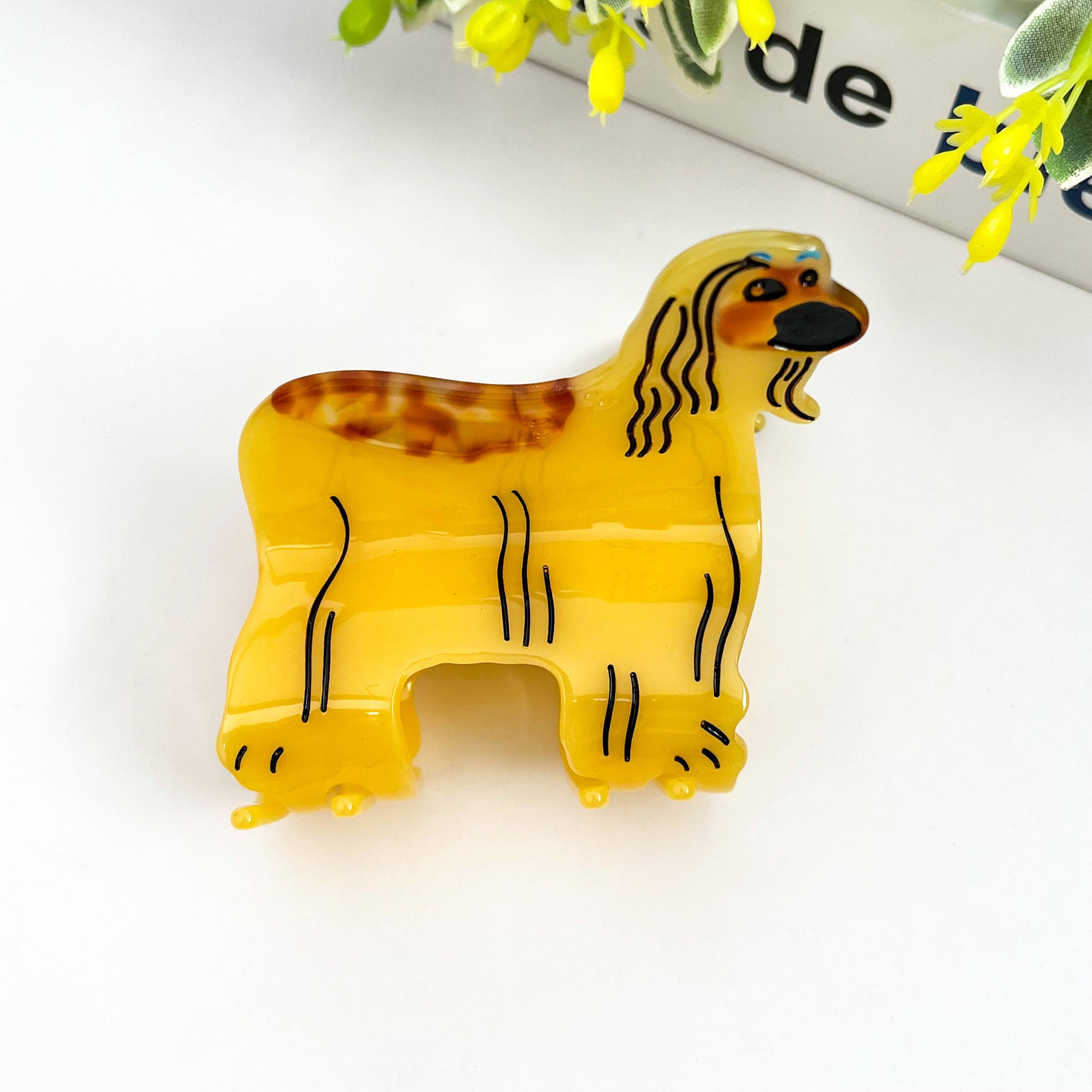 TheDivaSoap - Wholesale Hair Clip - Women's - Acetate Poodle Claw Clip, Small Dog Hair Clip5