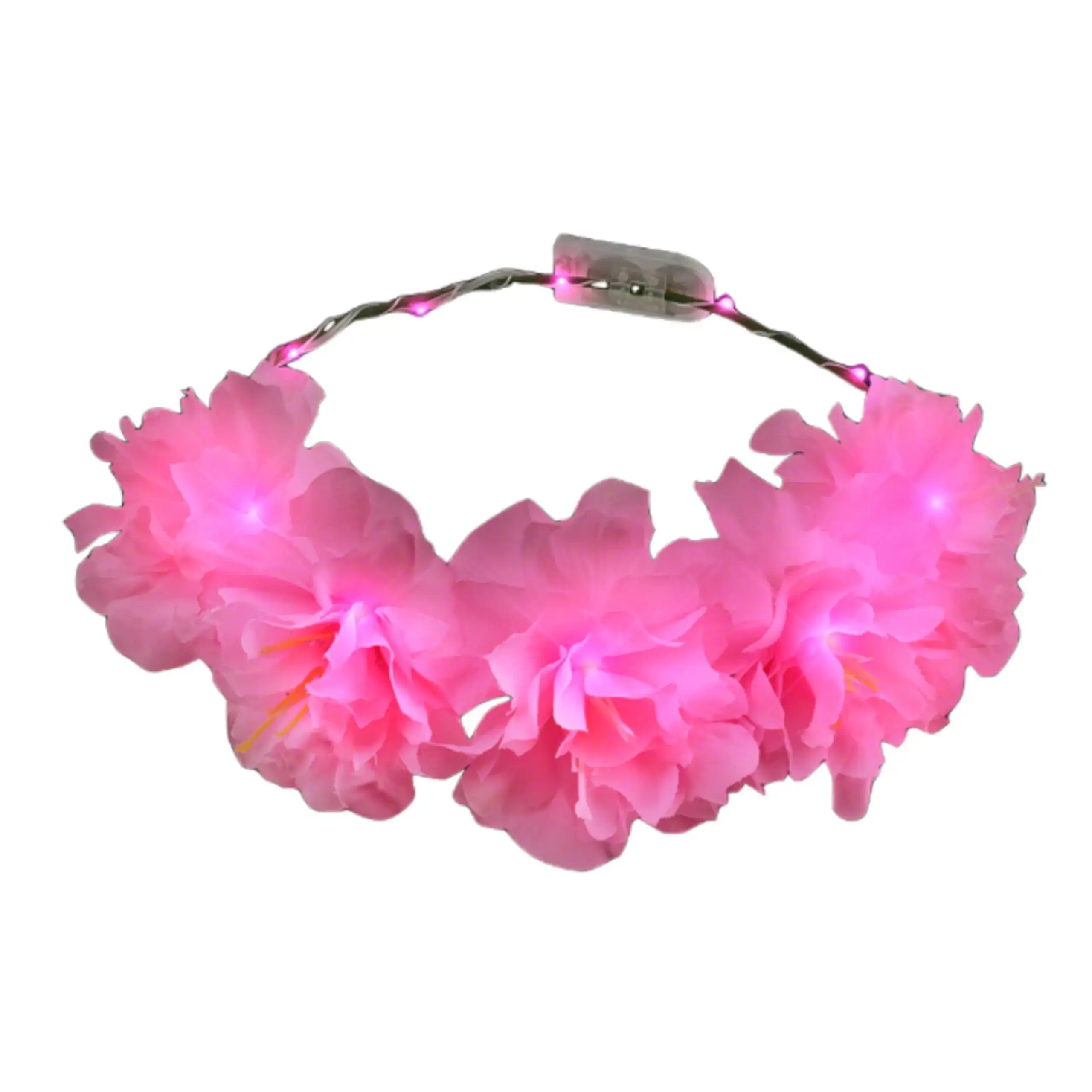 Blinkee.com, LLC - Wholesale Party Hat/Crown - Light Up Perfect Infinite Pink Fairy Halo Crown1