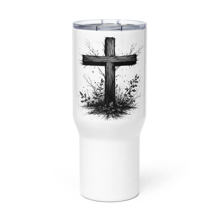 Cross Travel with Handle Coffee Mug – Faith On the Go for wholesale by Grow Your Faith
