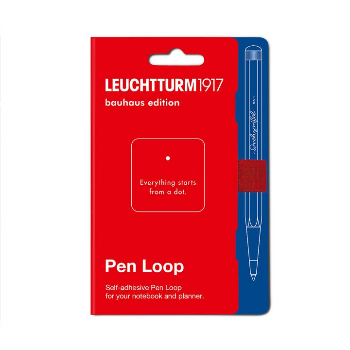 LEUCHTTURM1917 - Wholesale Pen & Pencil Holder - Bauhaus Edition - Adhesive Pen Loop