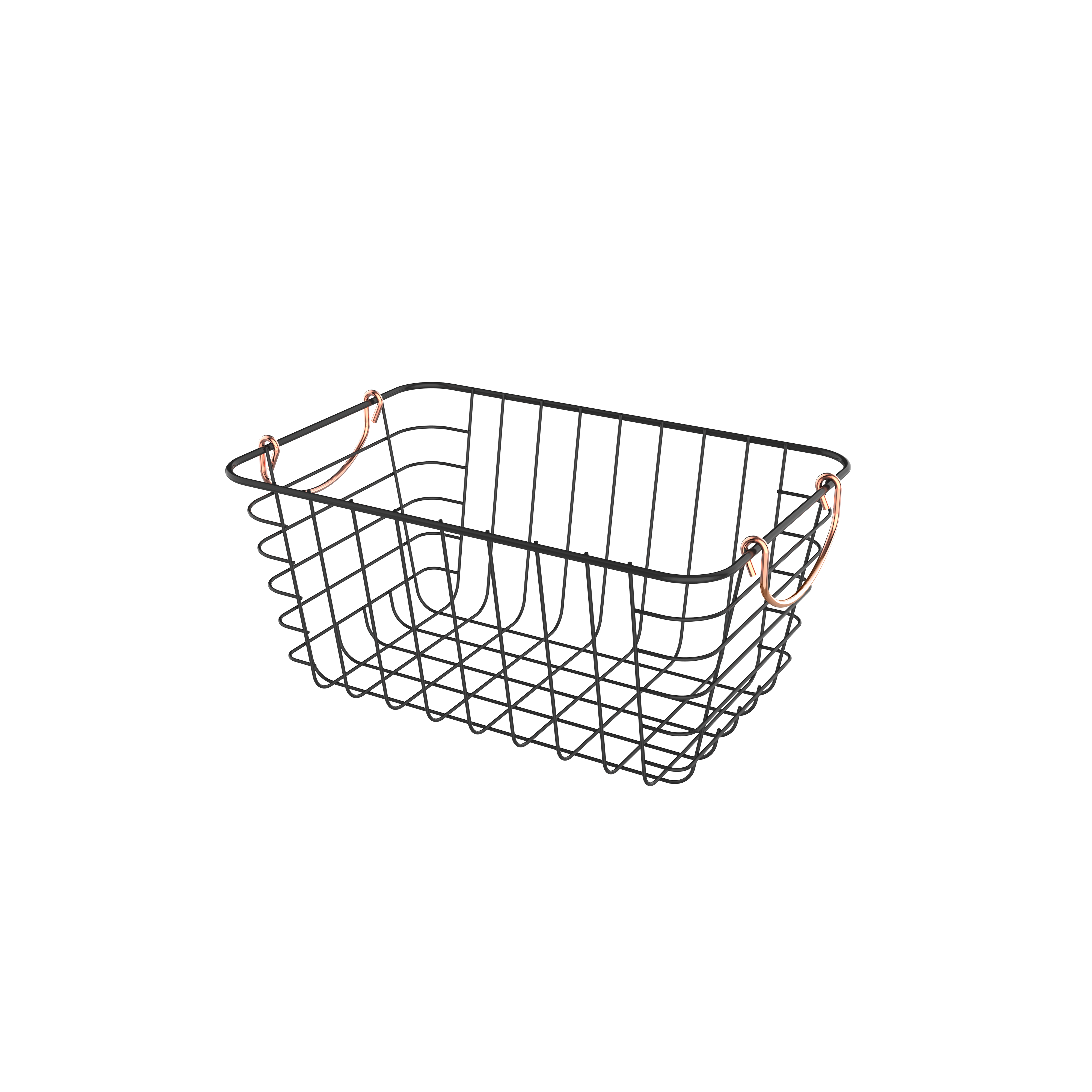 Better Houseware - Wholesale Basket - Copper Handled Wire Baskets0