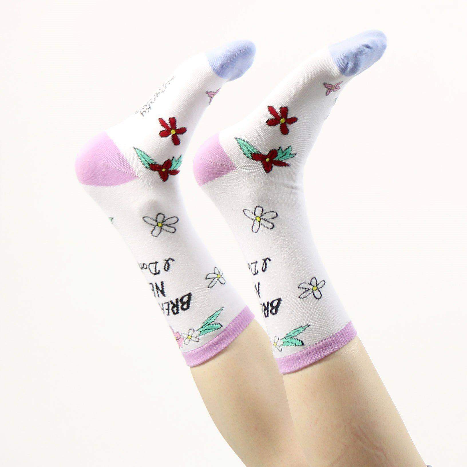 Punky Pins – wholesale Socks – Unisex – Breaking News I Don't Care Sassy Socks3