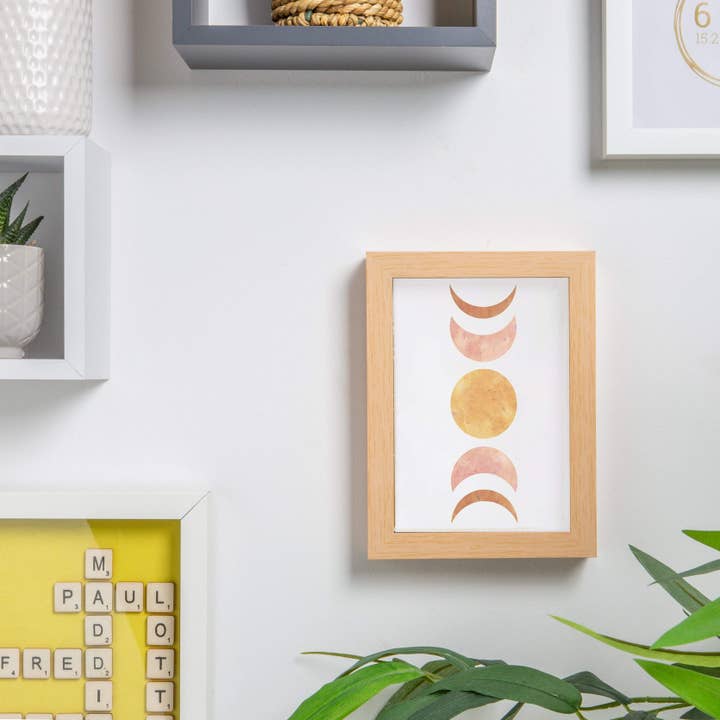 Rinkit Ltd - Wholesale Picture frame - Nicola Spring Box Photo Frame - 5x7 - Light Wood1