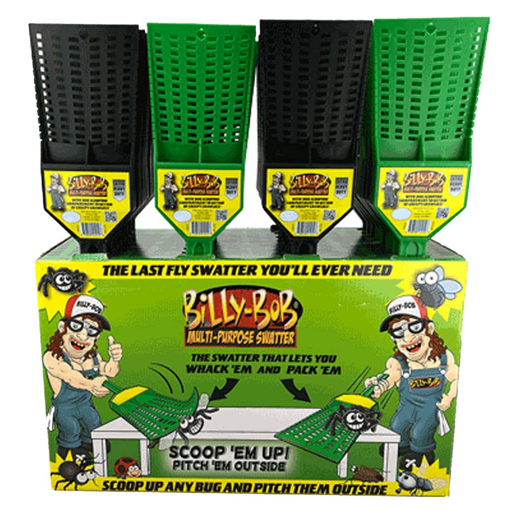 Billy Bob Products - Wholesale Retailer Display - Home & Living - 36 pc Multi Purpose Swatter Counter Display 0