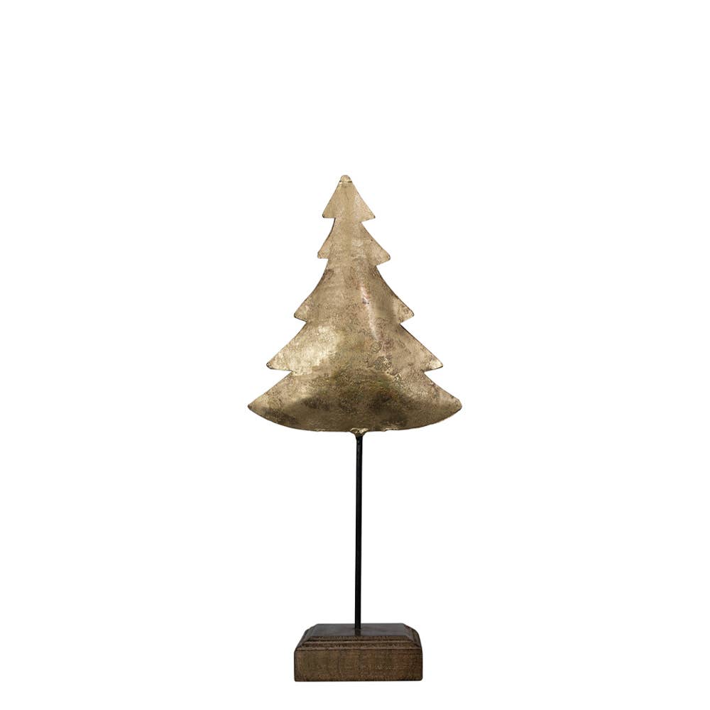 Mars & More - Brand of B Living - Wholesale Christmas Decoration - standing Christmas tree gold 28cm0