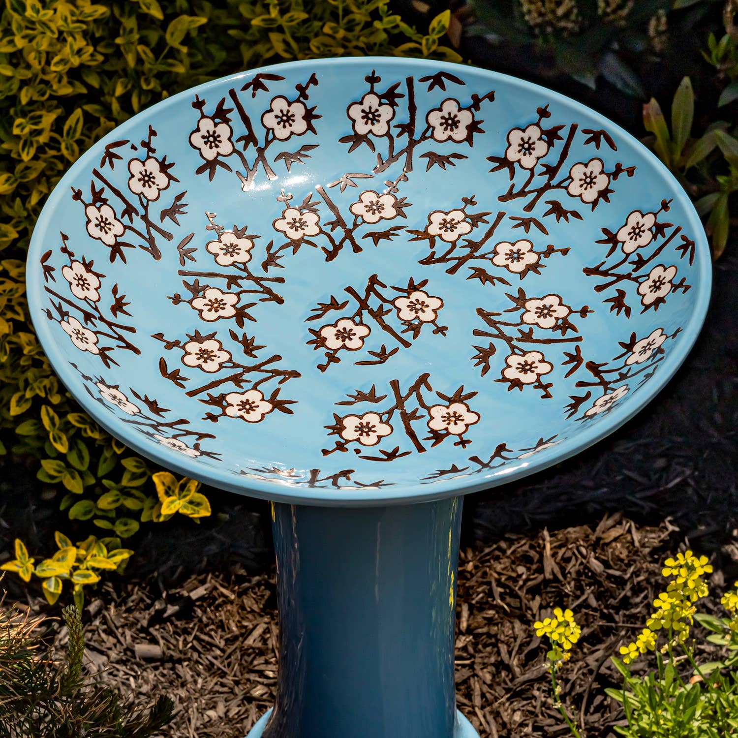 Zaer Ltd. International - Wholesale Bird Bath - 24 Inch Tall Porcelain Birdbaths- 6 Options11