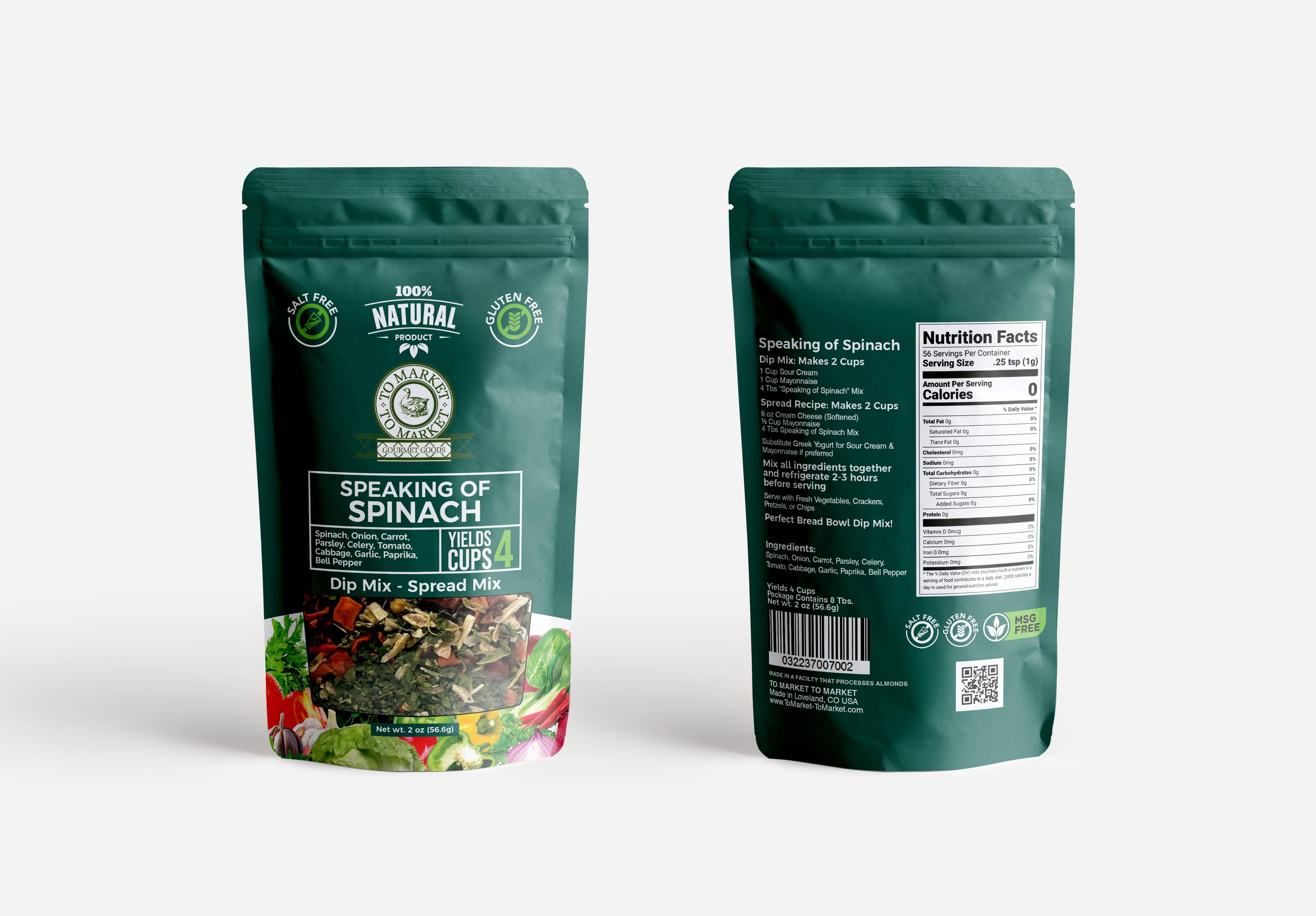 To Market- To Market - Dips & Spreads - Wholesale Dip - Speaking of Spinach - Dip Mix3